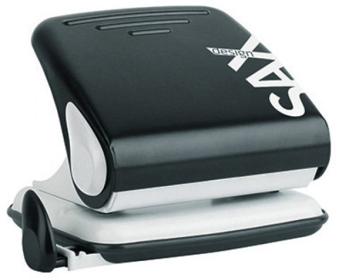 Dziurkacz SAXDesign 418 paperbox, dziurkuje do 30 kartek, czarny