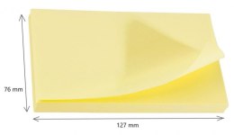 Karteczki samoprzylepne POST-IT® (655CY-VP20), 127x76mm, (16+4)x100 kart., żółte, 4 bloczki GRATIS