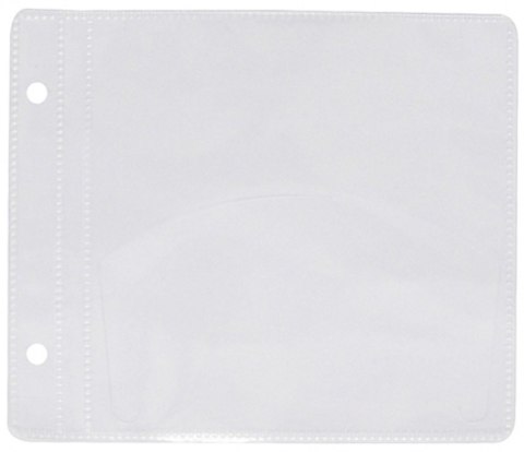 Koperty na płyty CD/DVD OFFICE PRODUCTS, do wpinania, PP, 10szt., transparentny