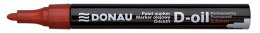 Marker olejowy DONAU D-Oil, okrągły, 2,8mm, czerwony