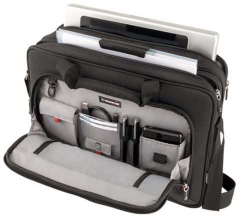 Torba na laptopa WENGER Prospectus, 16", 420x330x150mm, czarna