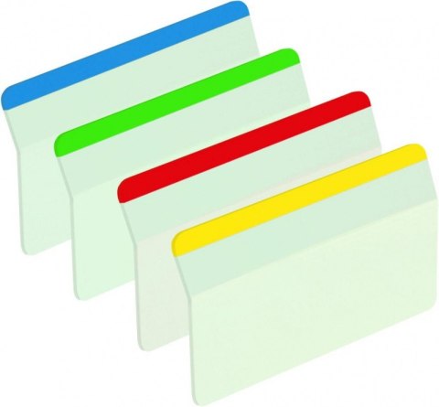 Zakładki indeksujące POST-IT® do archiwizacji (686-A1), PP, wygięte, 50,8x38mm, 4x6 kart., mix kolorów