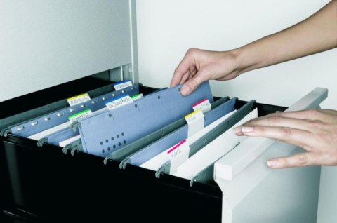 Zakładki indeksujące POST-IT® do archiwizacji (686-A1), PP, wygięte, 50,8x38mm, 4x6 kart., mix kolorów