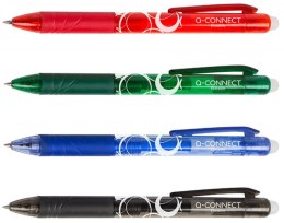 Długopis automatyczny Q-CONNECT , 1,0mm, wymazywalny, niebieski