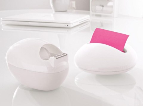 Dyspenser do taśm SCOTCH® Magic™ (C36-W-EU) projektu Karim Rashid, biały, taśma GRATIS