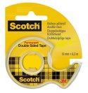 Taśma biurowa, dwustronna SCOTCH® (136D), z dyspenserem, 12,7mm, 6,3m