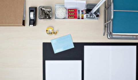 Taśma biurowa, dwustronna SCOTCH® (136D), z dyspenserem, 12,7mm, 6,3m