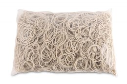 Gumki recepturki OFFICE PRODUCTS, średnica 40mm, 1,5x1,5mm, 60% kauczuku, 1000g, zgrzewka, białe