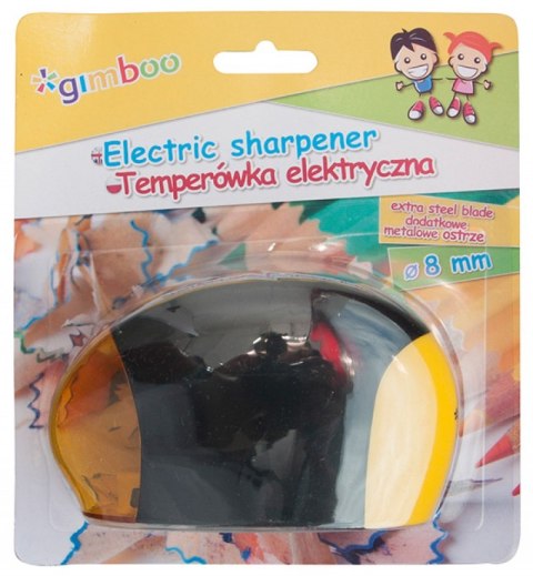 Temperówka elektryczna GIMBOO, pojedyncza, blister, mix kolorów