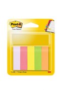 Znaczniki POST-IT® (670/5), papier, 15x50mm, 5x100 kart., mix kolorów neonowy