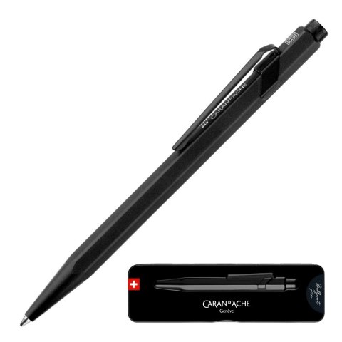 Długopis CARAN D'ACHE 849 Black Code, M, w pudełku, czarny