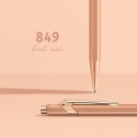 Długopis CARAN D'ACHE 849 Brut Rose, M, w pudełku, różowe złoto