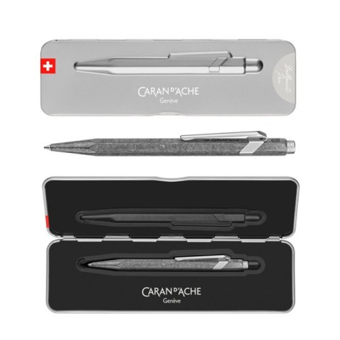 Długopis CARAN D'ACHE 849 Original, M, w pudełku, srebrny