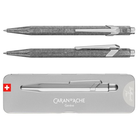 Długopis CARAN D'ACHE 849 Original, M, w pudełku, srebrny