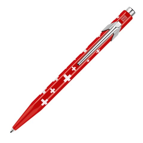 Długopis CARAN D'ACHE 849 Swiss Flag, M, czerwony