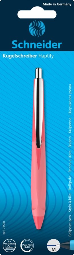 Długopis automatyczny Schneider Haptify, M, blister, mix kolorów