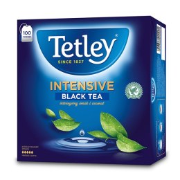 Herbata TETLEY Intensive Black, 100 torebek, z zawieszką