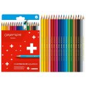 Kredki akwarelowe CARAN D'ACHE Swisscolor, kartonowe pudełko, 18 szt.
