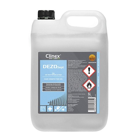 Żel CLINEX Dezosept, do dezynfekcji rąk, 5l