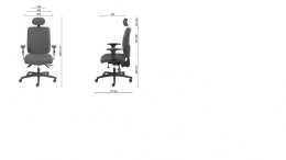 Fotel biurowy OFFICE PRODUCTS Kefalonia, czarny