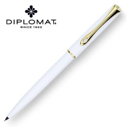 Ołówek automatyczny DIPLOMAT Traveller, 0,5mm, biały/złoty
