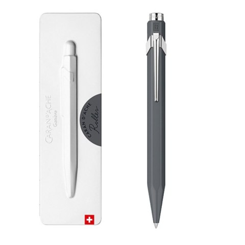 Pióro kulkowe CARAN D'ACHE 849, w pudełku, szare