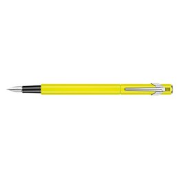 Pióro wieczne CARAN D'ACHE 849 Fluo Line, F, żółte