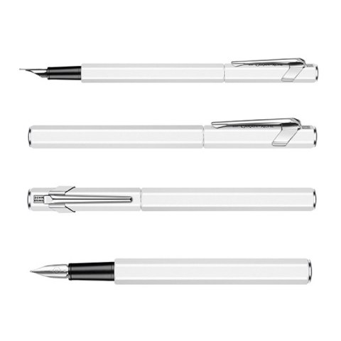 Pióro wieczne CARAN D'ACHE 849, M, białe
