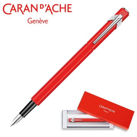 Pióro wieczne CARAN D'ACHE 849, M, czerwone