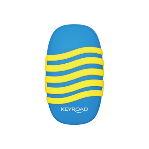 Gumka uniwersalna KEYROAD Wave, blister, mix kolorów