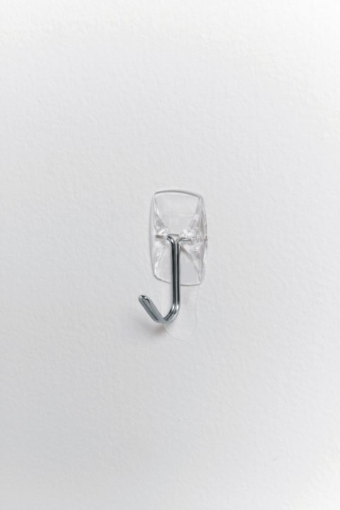 Haczyki Command™ (17067CLR PL), z metalowym uchwytem, 3 haczyki i 4 małe paski, transparentne