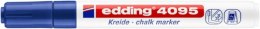 Marker kredowy e-4095 EDDING, 2-3mm, niebieski