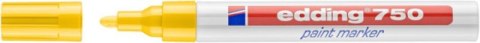 Marker olejowy e-750 EDDING, 2-4 mm, żółty