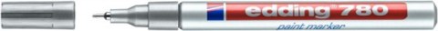 Marker olejowy e-780 EDDING, 0,8mm, srebrny