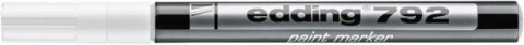 Marker olejowy e-792 EDDING, 0,8 mm, biały