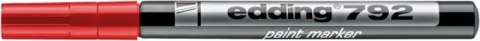 Marker olejowy e-792 EDDING, 0,8mm, czerwony