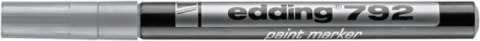 Marker olejowy e-792 EDDING, 0,8mm, srebrny