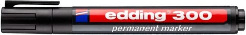Marker permanentny e-300 EDDING, 1,5-3mm, czarny