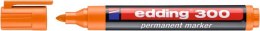 Marker permanentny e-300 EDDING, 1,5-3mm, pomarańczowy