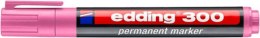 Marker permanentny e-300 EDDING, 1,5-3mm, różowy