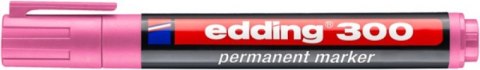 Marker permanentny e-300 EDDING, 1,5-3mm, różowy