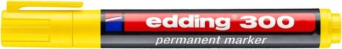 Marker permanentny e-300 EDDING, 1,5-3mm, żółty