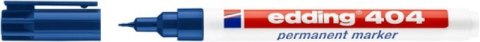 Marker permanentny e-404 EDDING, 0,75 mm, niebieski