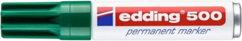 Marker permanentny e-500 EDDING, 2-7mm, zielony