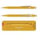 Ołówek automatyczny CARAN D'ACHE 844 Goldbar, w pudełku, żółte złoto