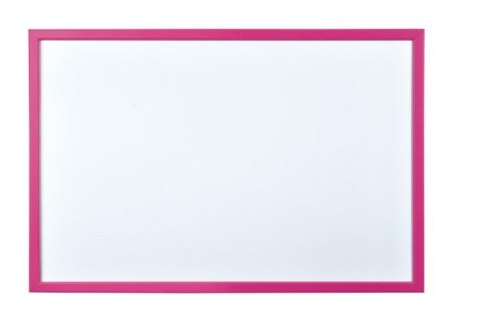 Tablica suchościeralna BI-OFFICE, 60x40cm, lakierowana, kolorowe ramy