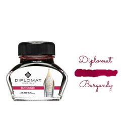 Atrament do piór wiecznych DIPLOMAT, w kałamarzu, 30 ml, burgundy red