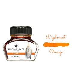 Atrament do piór wiecznych DIPLOMAT, w kałamarzu, 30 ml, pomarańczowy