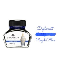 Atrament do piór wiecznych DIPLOMAT, w kałamarzu, 30 ml, royal blue