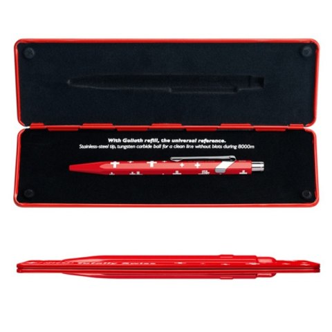 Długopis 849 Essentially Swiss Flag CARAN D'ACHE, w pudełku